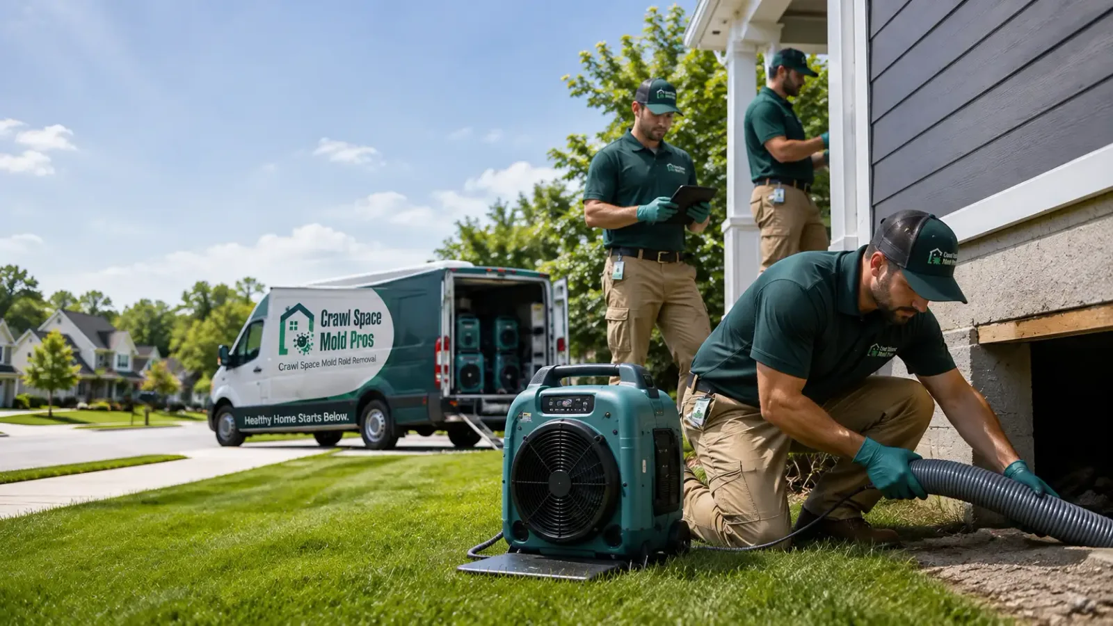 Crawl Space Mold Removal in Rossburg, OH